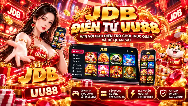JDB Điện Tử UU88 Với Giao Diện Trò Chơi Trực Quan Và Dễ Quan Sát
