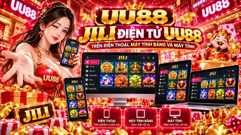 JILI Điện Tử UU88 Trên Điện Thoại, Máy Tính Bảng Và Máy Tính