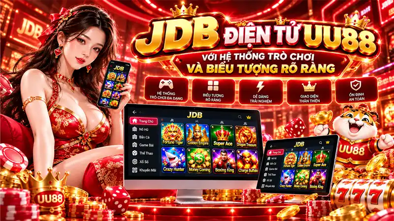 JDB Điện Tử UU88 Với Hệ Thống Biểu Tượng Và Tính Năng Trực Quan